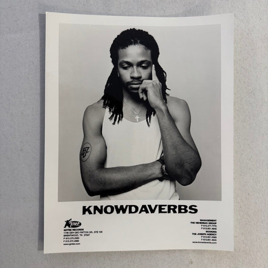 Knowadverbs Publicity Press Photo Photograph Artist Rap Rapper Hip Hop