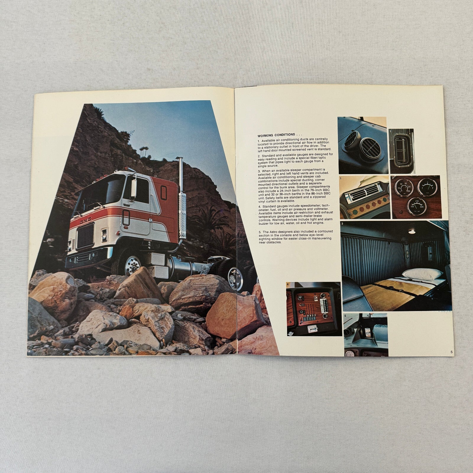 GMC Astro 95 Truck Sales Brochure Catalog Advertising Vintage