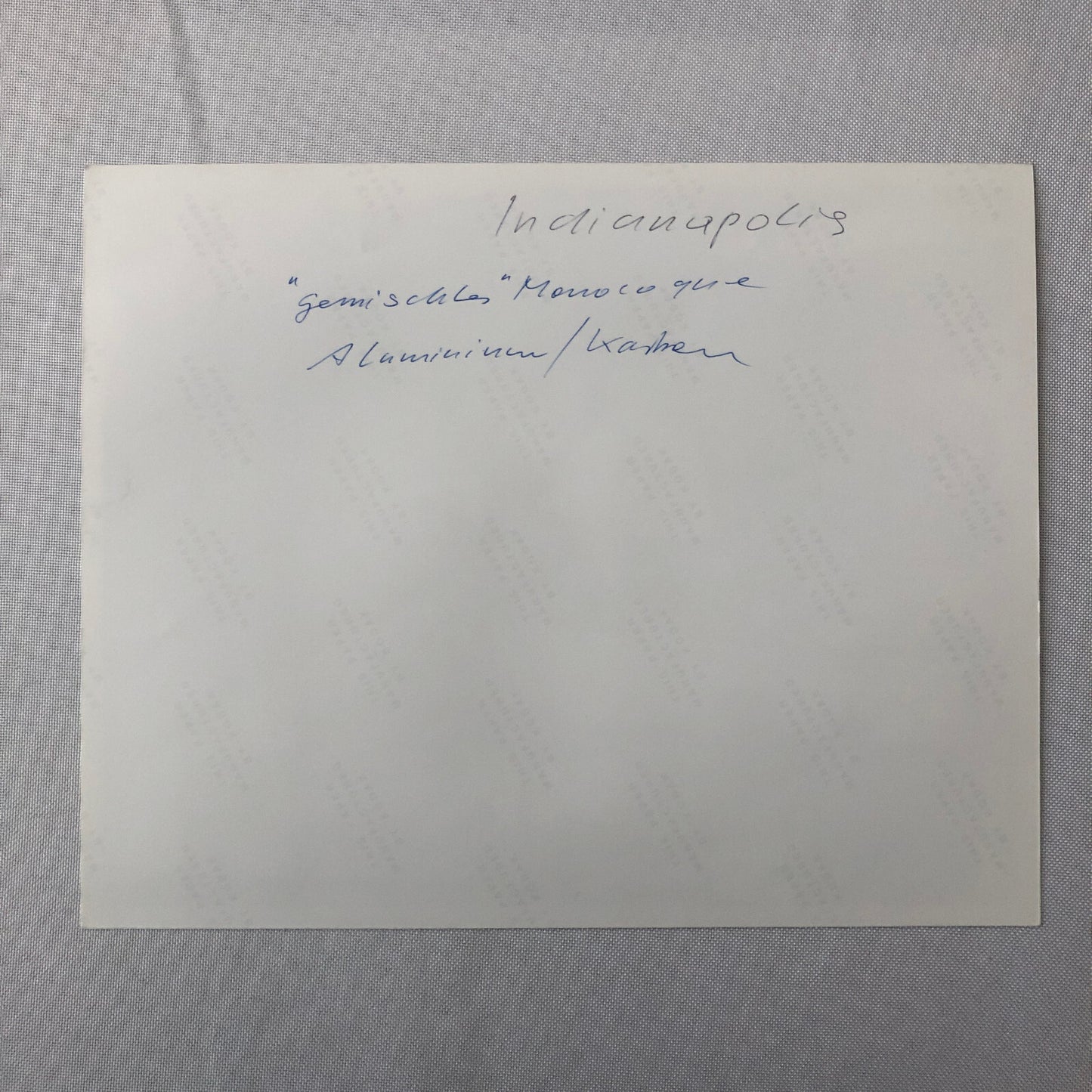 Vintage Indy Indianapolis Racing Photo Photograph Ford Chassis