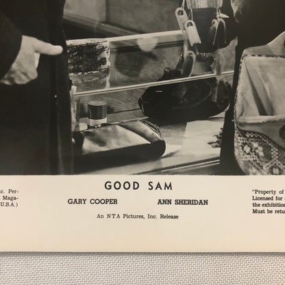 Actor Gary Cooper Photo Photograph Movie Still Good Sam