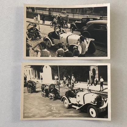 Vintage Parade Car Photo Germany Antique Automobile Photograph Lot of 2