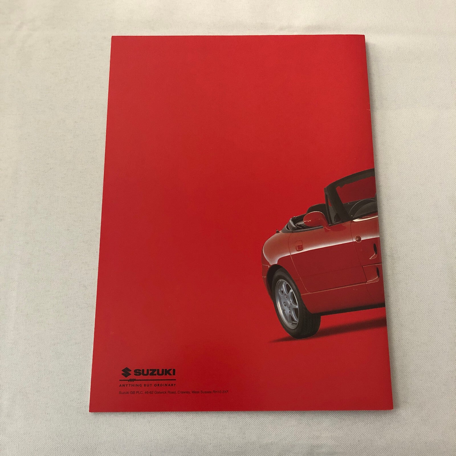 Suzuki Capuccino Press Kit with Photo British UK Brochure