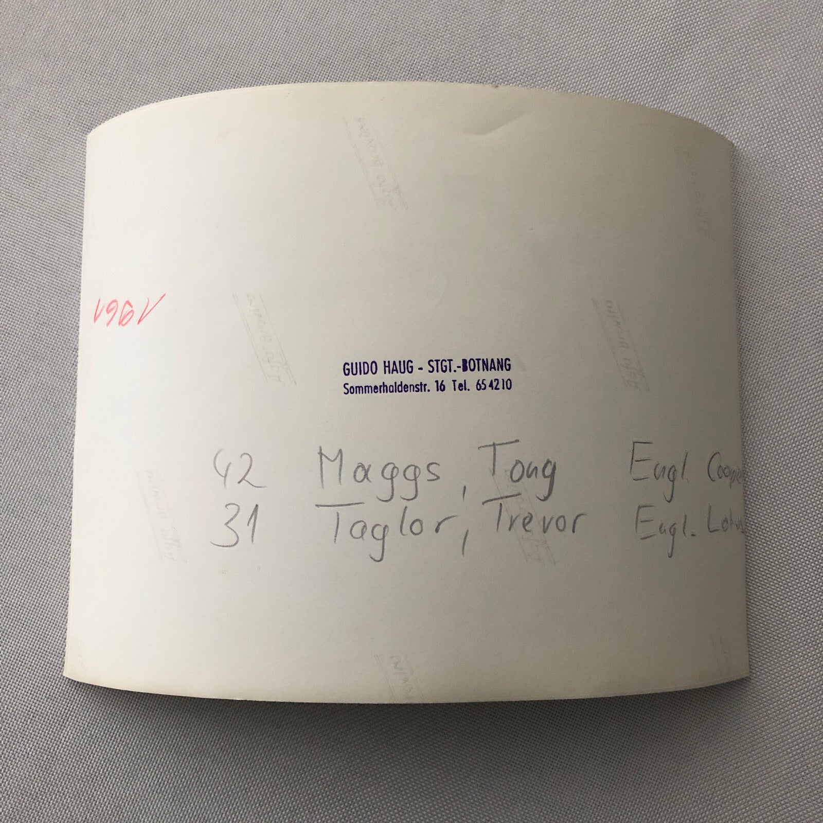 Vintage Solitude Grand Prix Racing Photo Photograph Tony Maggs Trevor Taylor