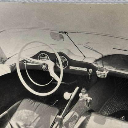 Vintage Car Interior Photo Photograph Print Possible Coachbuilder Unidentified