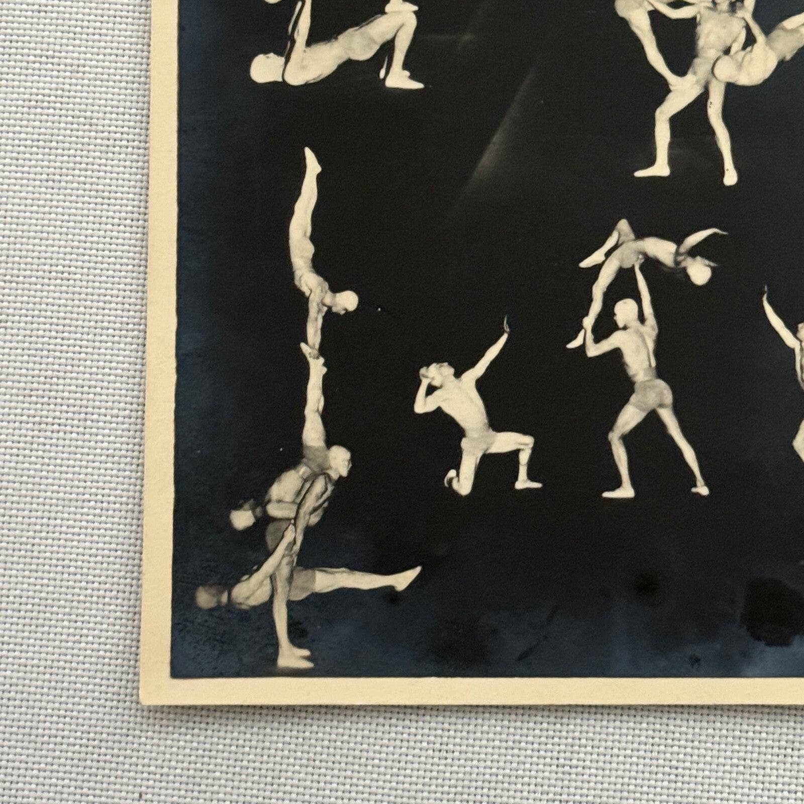 Vintage Circus Act Photo Photograph Acrobat Acrobatic Balancing Act 4 Morellys