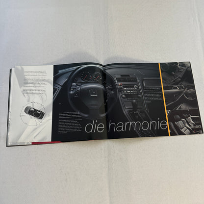 Honda NSX Car Sales Brochure Catalog Advertising GERMAN Text Acura NSX