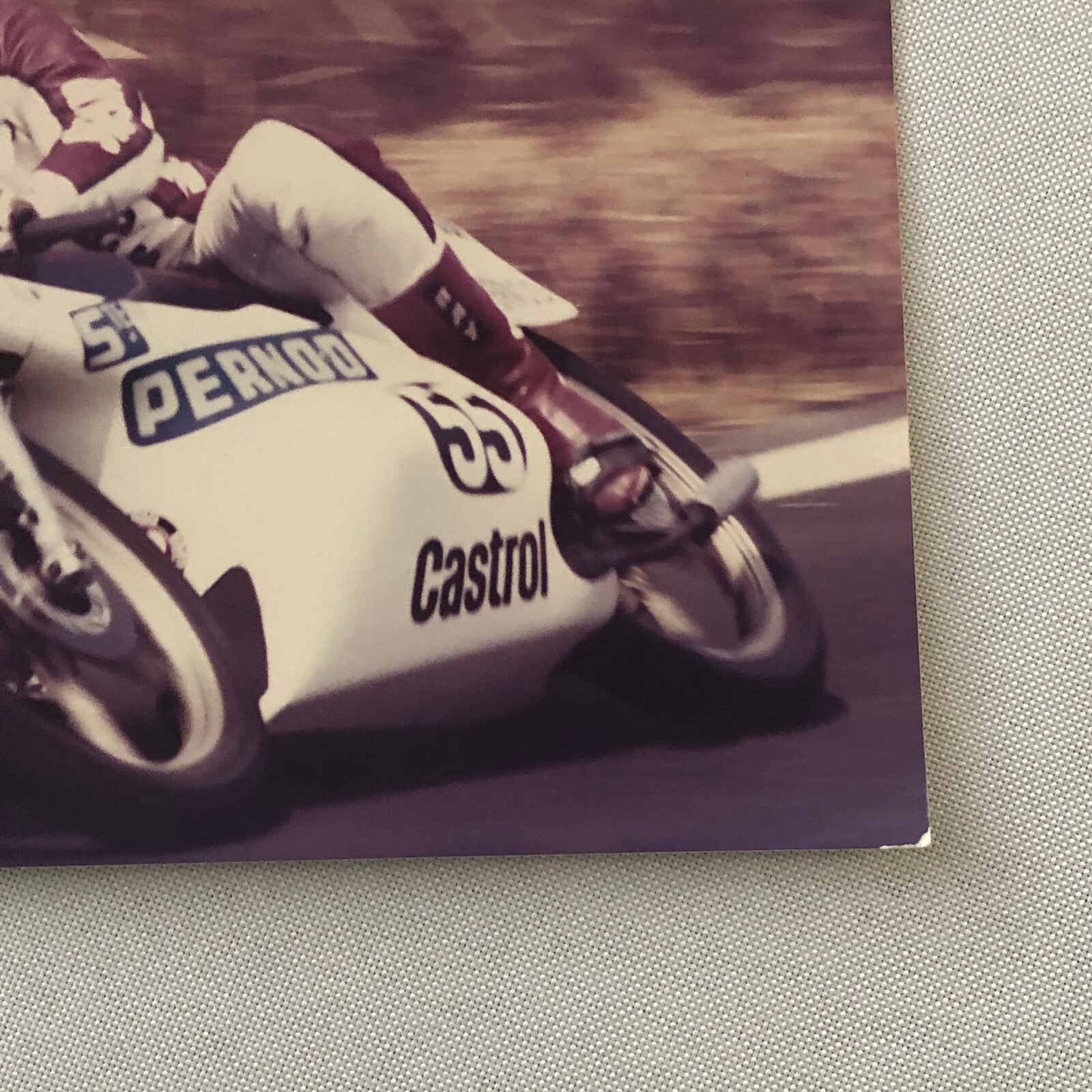 Vintage Motorcycle Racing Photo Photograph Print Germany