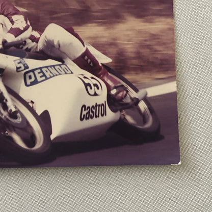 Vintage Motorcycle Racing Photo Photograph Print Germany