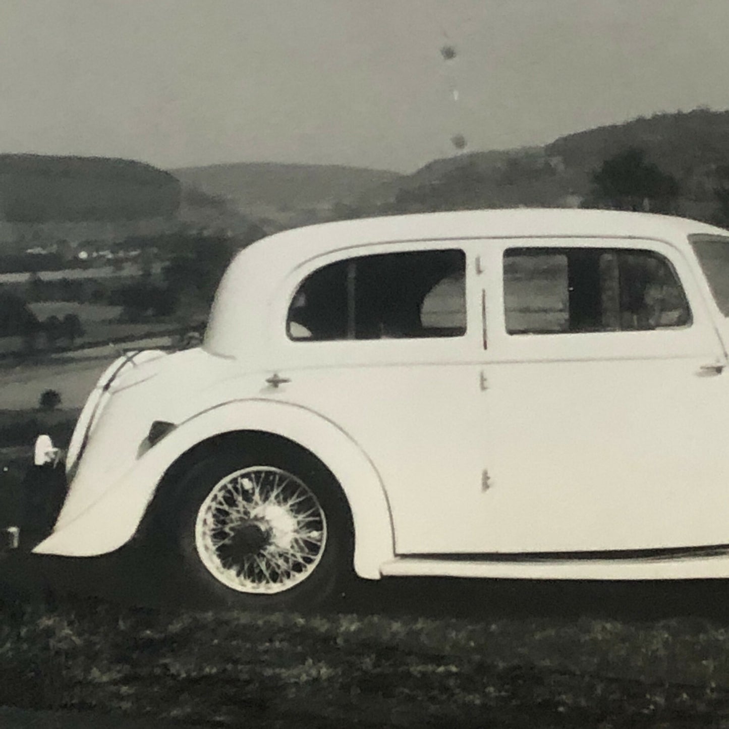 Vintage 1937 Bentley 4 1/4 Litre Sports Saloon Car Photo Photograph Print