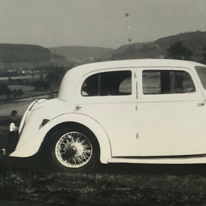 Vintage 1937 Bentley 4 1/4 Litre Sports Saloon Car Photo Photograph Print