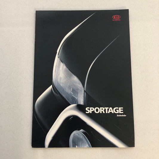 Kia Sportage Sales Brochure Catalog 1994 1995 GERMAN Market