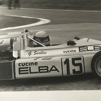 Vintage 1975 Formula 2 F2 Racing Photo Photograph Rouen Grand Prix Serblin BMW 