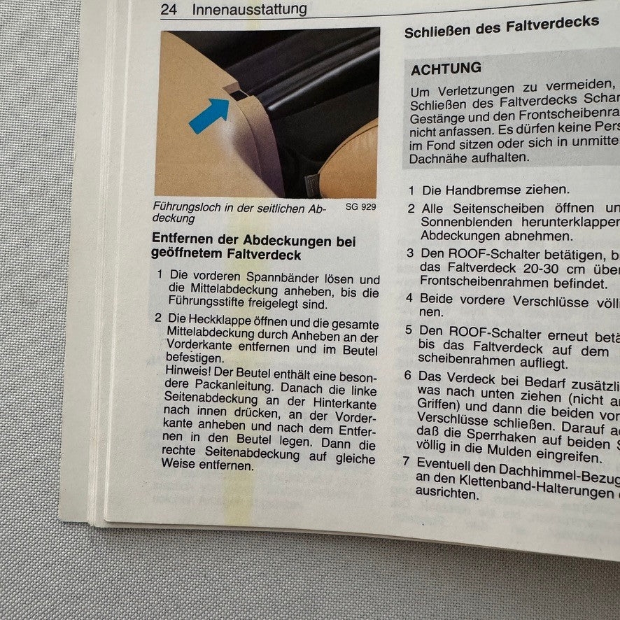 1993 Saab 900 Owners Manual Instruction Guide Book Saab Turbo GERMAN