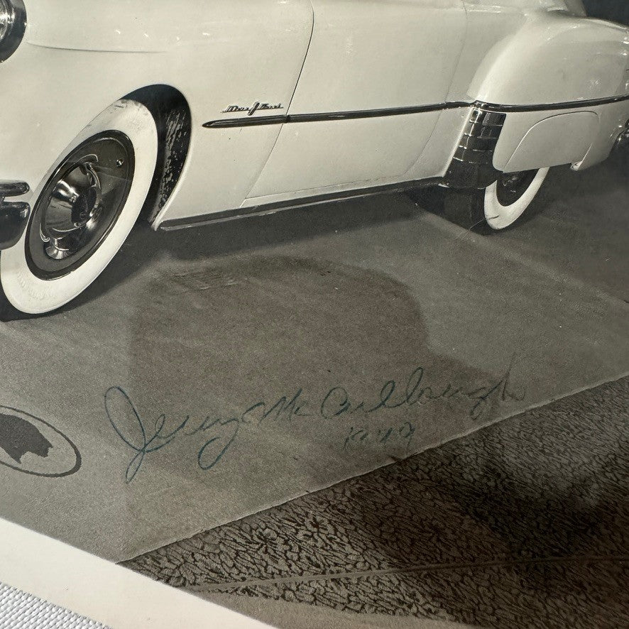 Vintage Pontiac Factory Press Photo Photograph Car Dealership Print