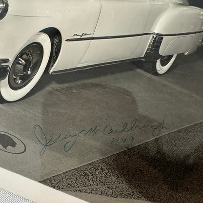 Vintage Pontiac Factory Press Photo Photograph Car Dealership Print