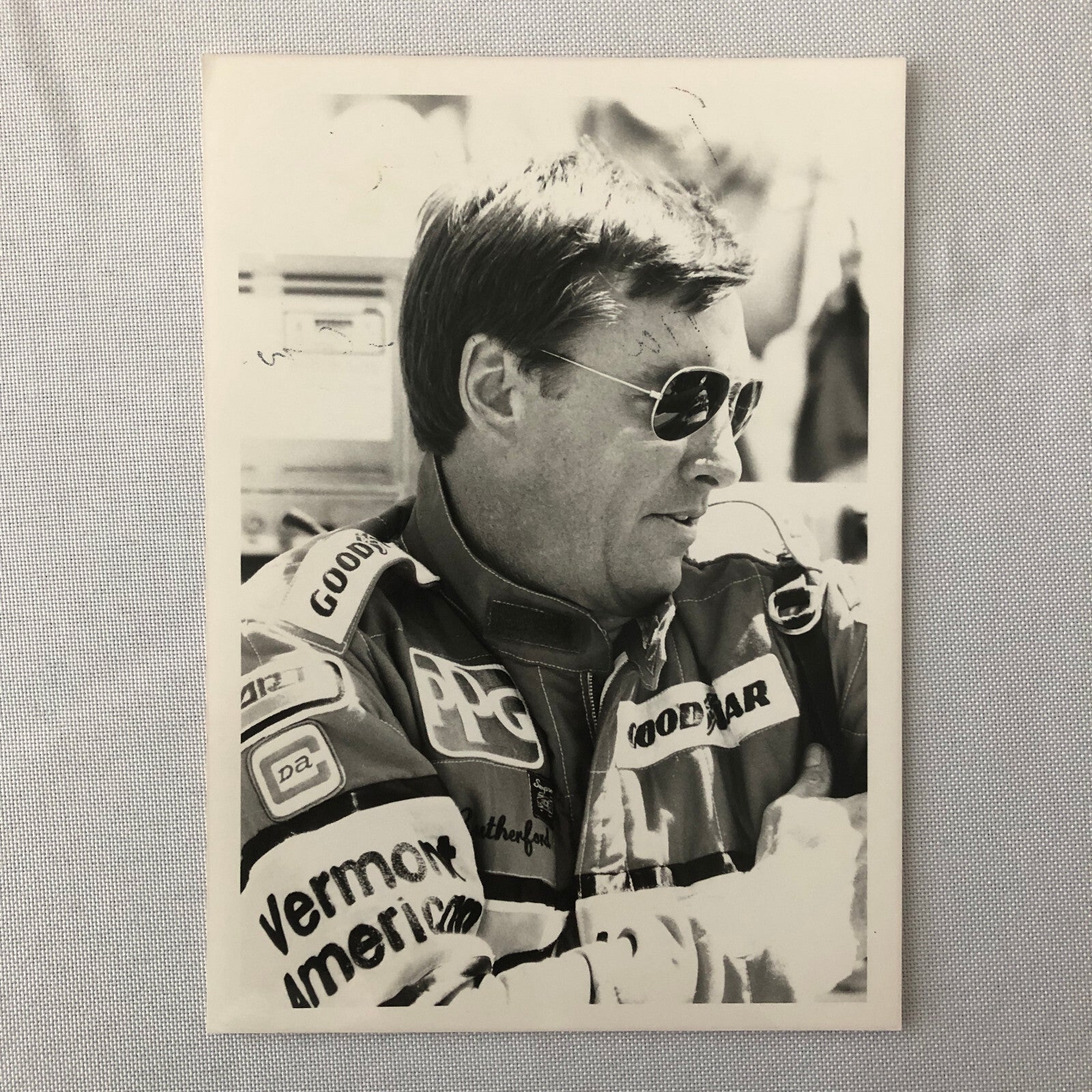 Vintage Indy Indianapolis Racing Photo Photograph Johnny Rutherford 1986