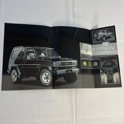 1991 Bertone Freeclimber SUV Sales Brochure BMW Bertone Free Climber GERMAN