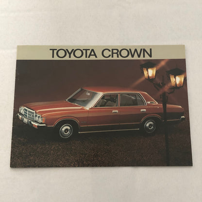 Vintage Toyota Crown Car Sales Brochure Catalog GERMAN TEXT European 2000 2600
