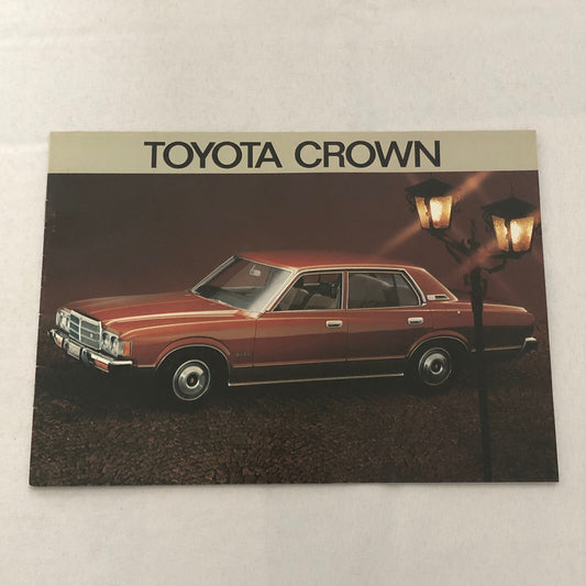 Vintage Toyota Crown Car Sales Brochure Catalog GERMAN TEXT European 2000 2600
