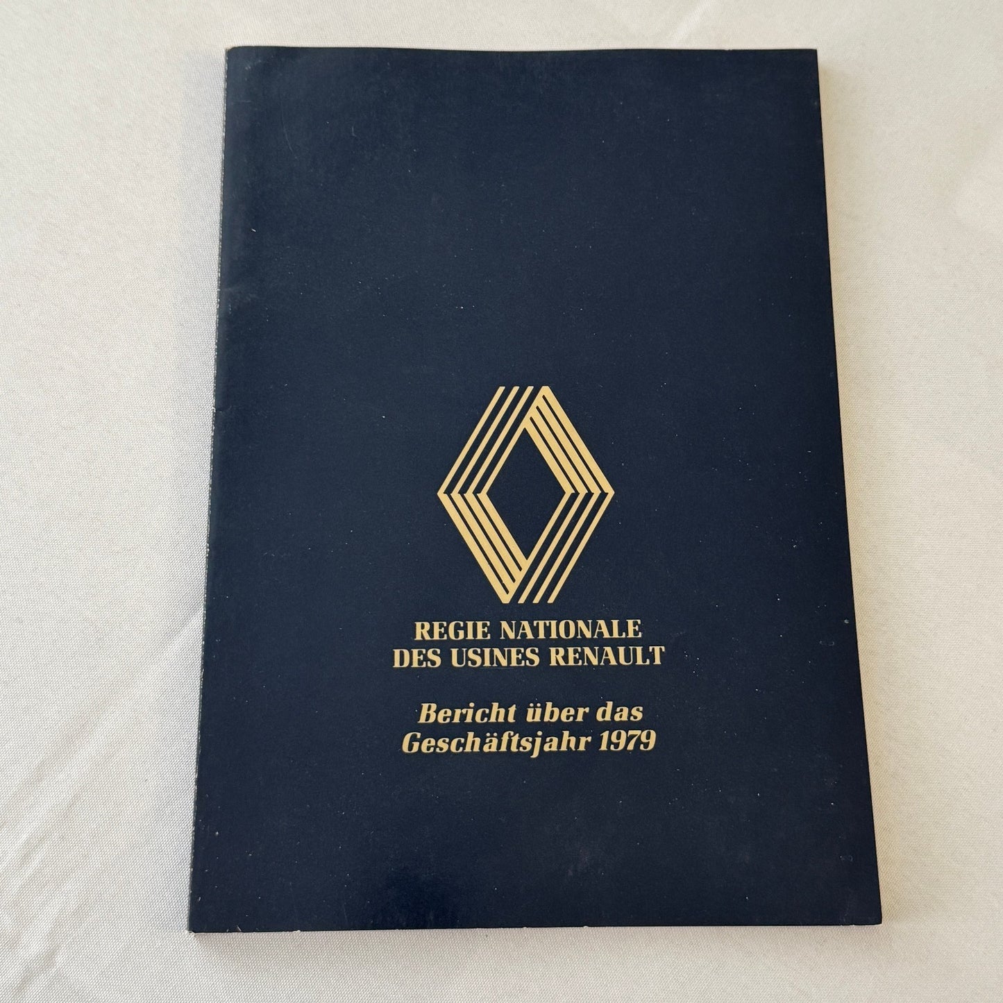 1979 Renault Annual Report Corporate Brochure GERMAN Language