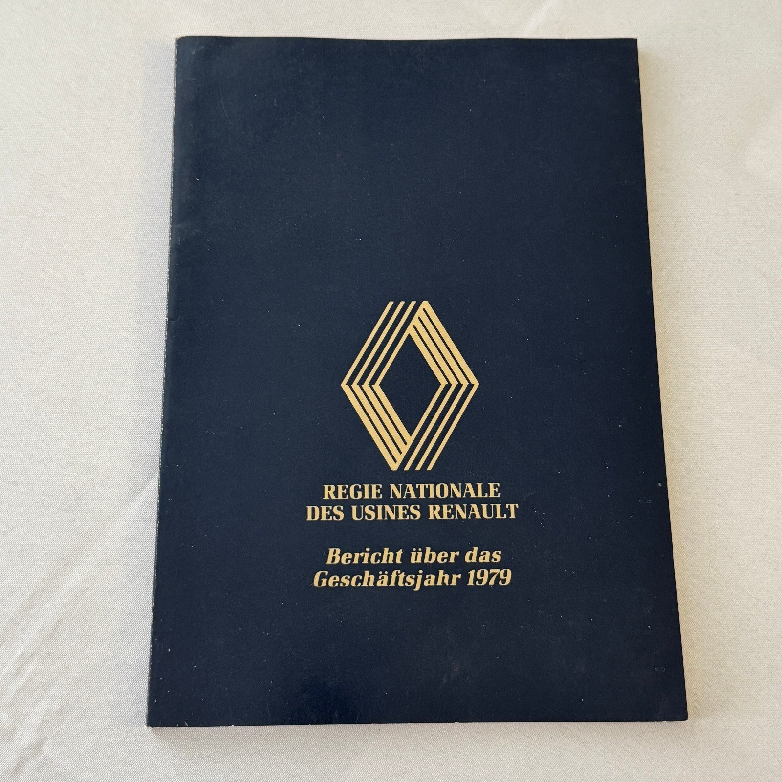 1979 Renault Annual Report Corporate Brochure GERMAN Language
