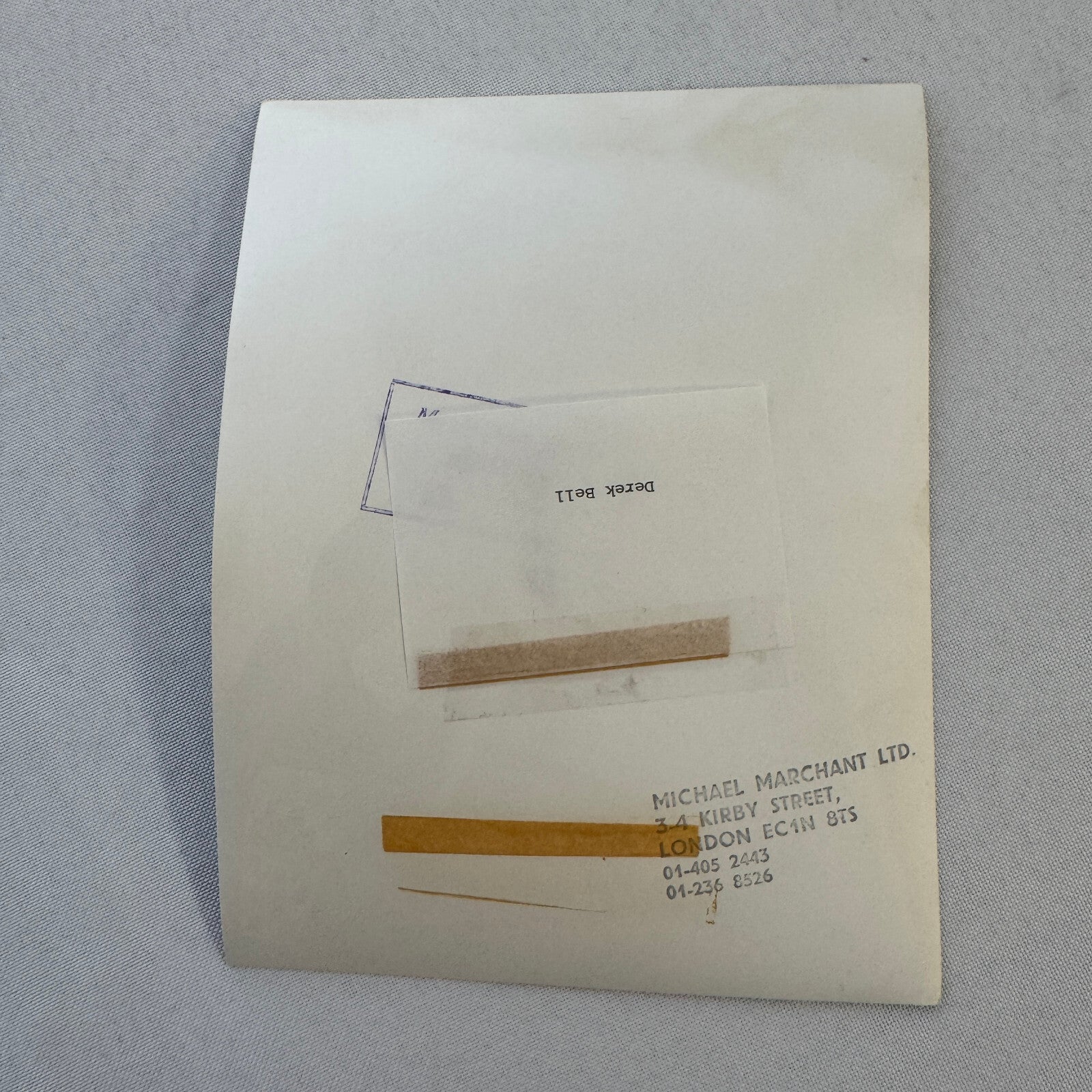 Porsche Racing Driver Derek Bell Photo Photograph Vintage