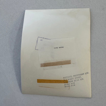 Porsche Racing Driver Derek Bell Photo Photograph Vintage