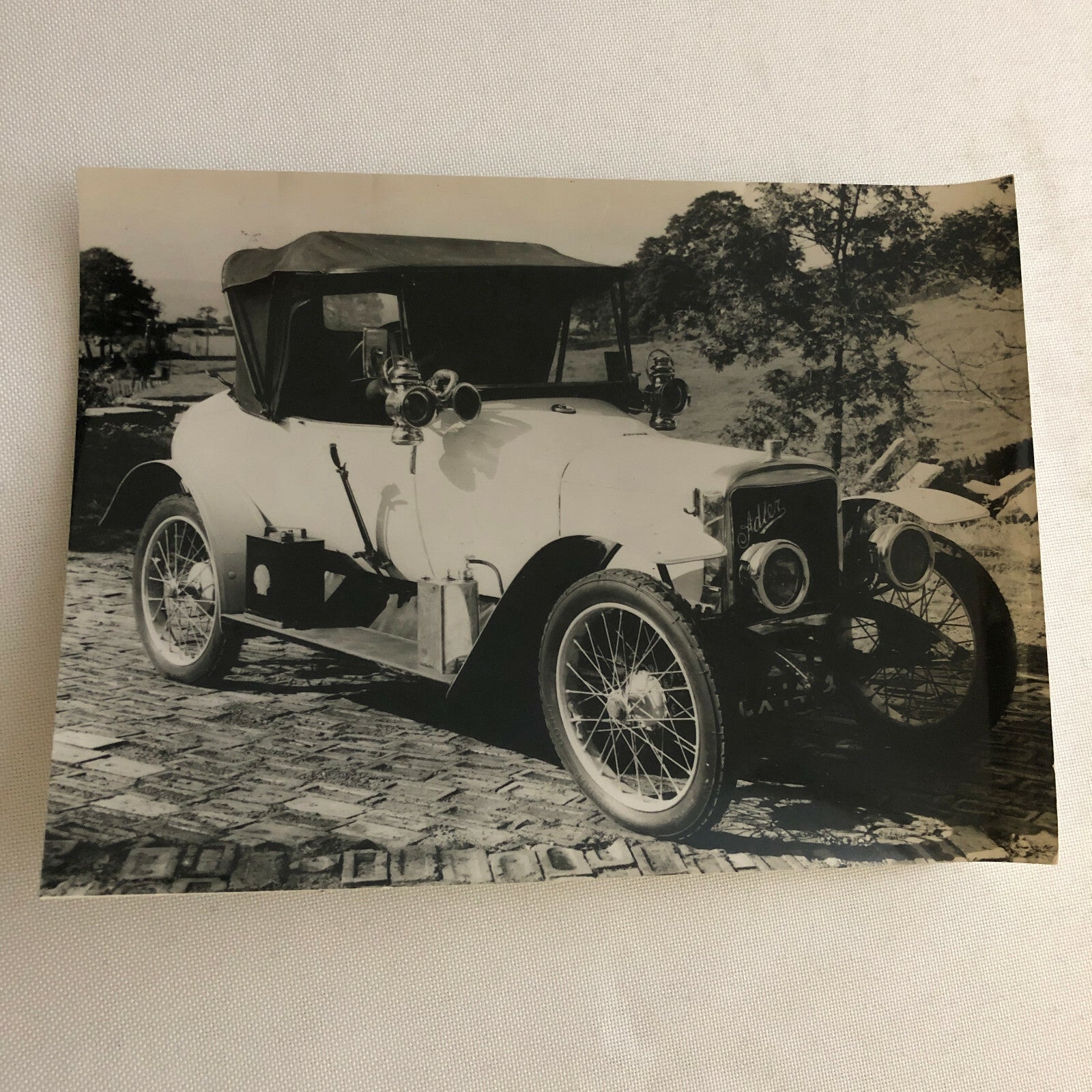 Vintage Adler Car Photo Photograph Print - Sothebys Auction ? 