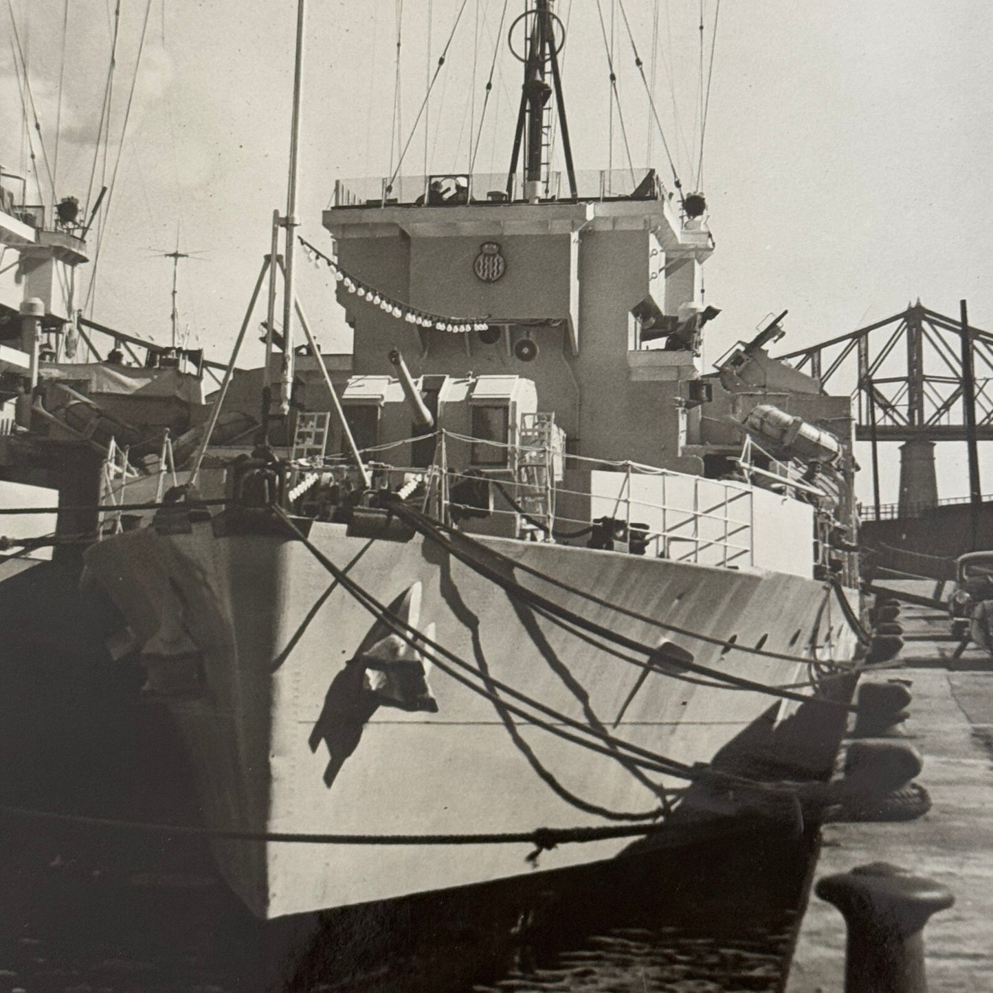 Royal Canadian Navy Ship Photo Photograph HMCS Wallaceburg HMCS Sault Ste Marie