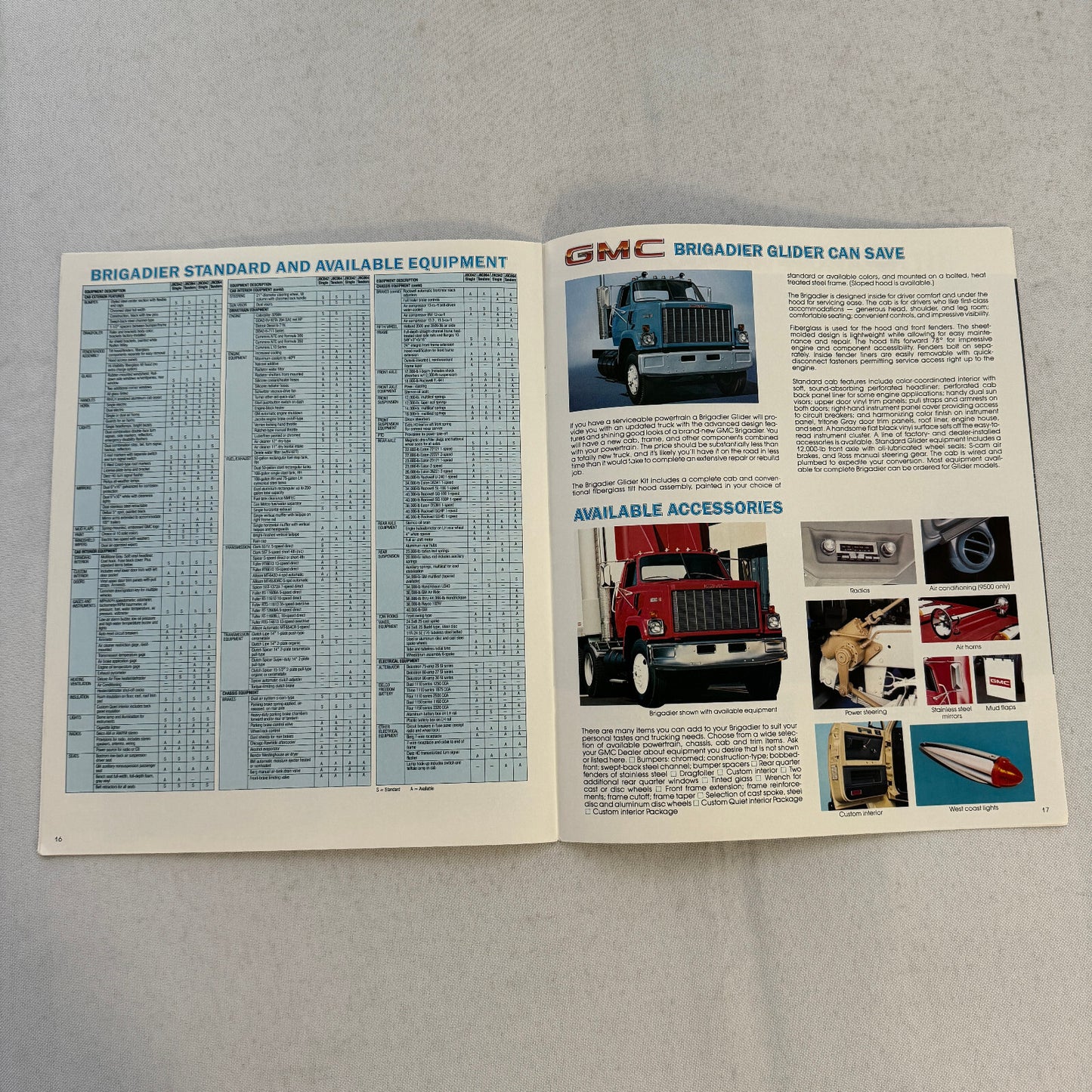 GMC Brigadier Truck Sales Brochure Catalog Advertising Vintage