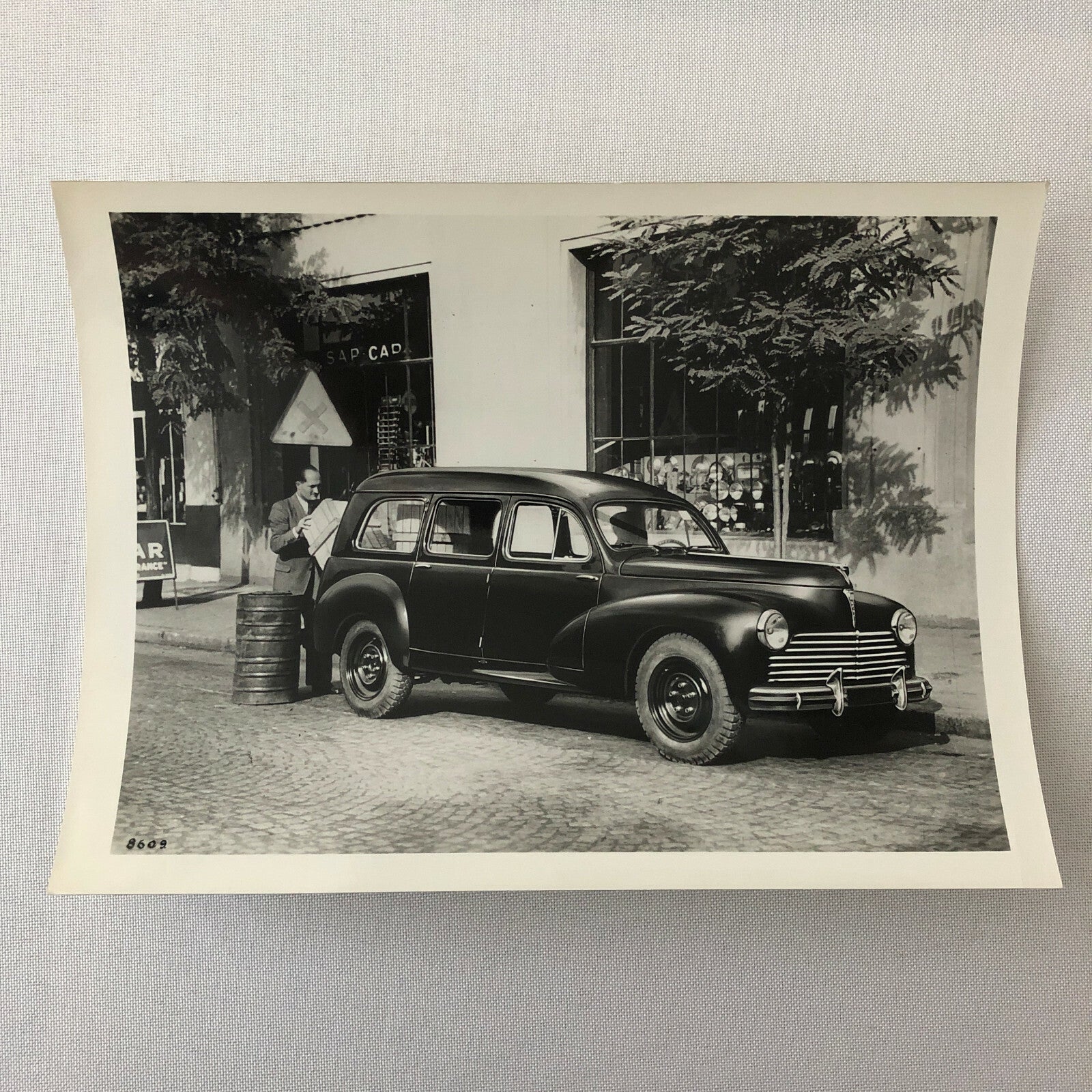 Vintage Peugeot 203-U Truck Van Photo Photograph Print 203 U