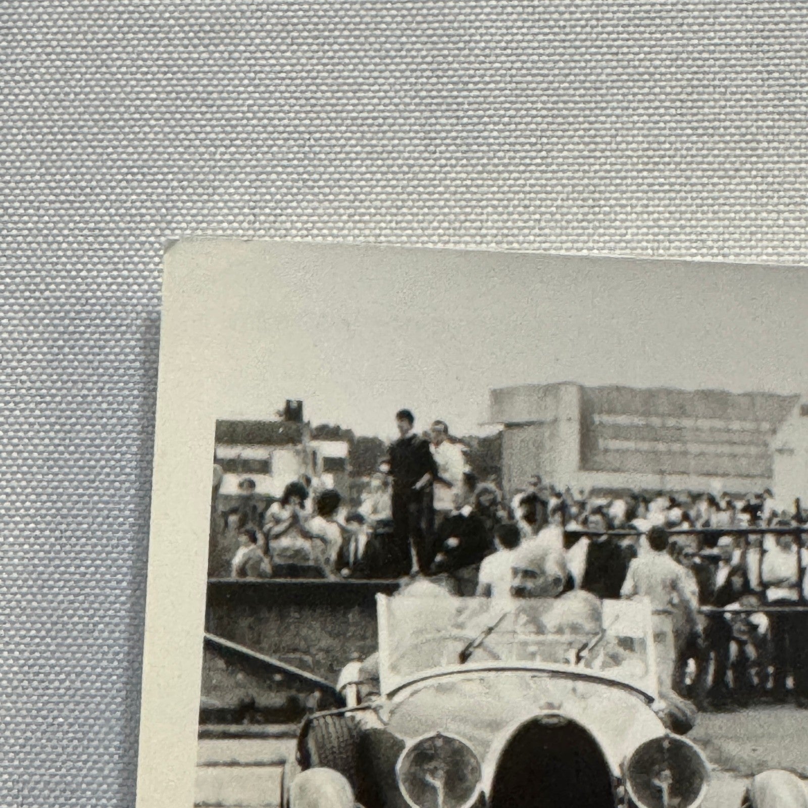 Vintage Bugatti Racing Car Photo Photograph Historic Event Modern Print