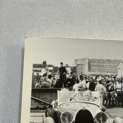 Vintage Bugatti Racing Car Photo Photograph Historic Event Modern Print
