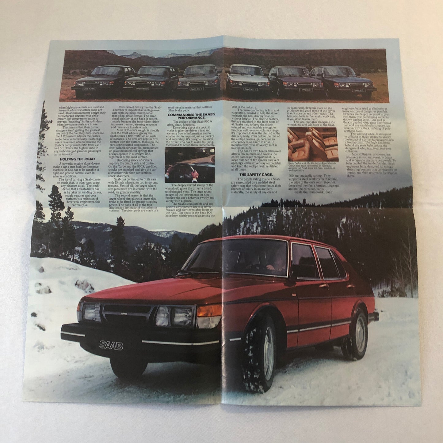 1984 Saab Car Sales Brochure Catalog Saab 900 900S Turbo 900 S