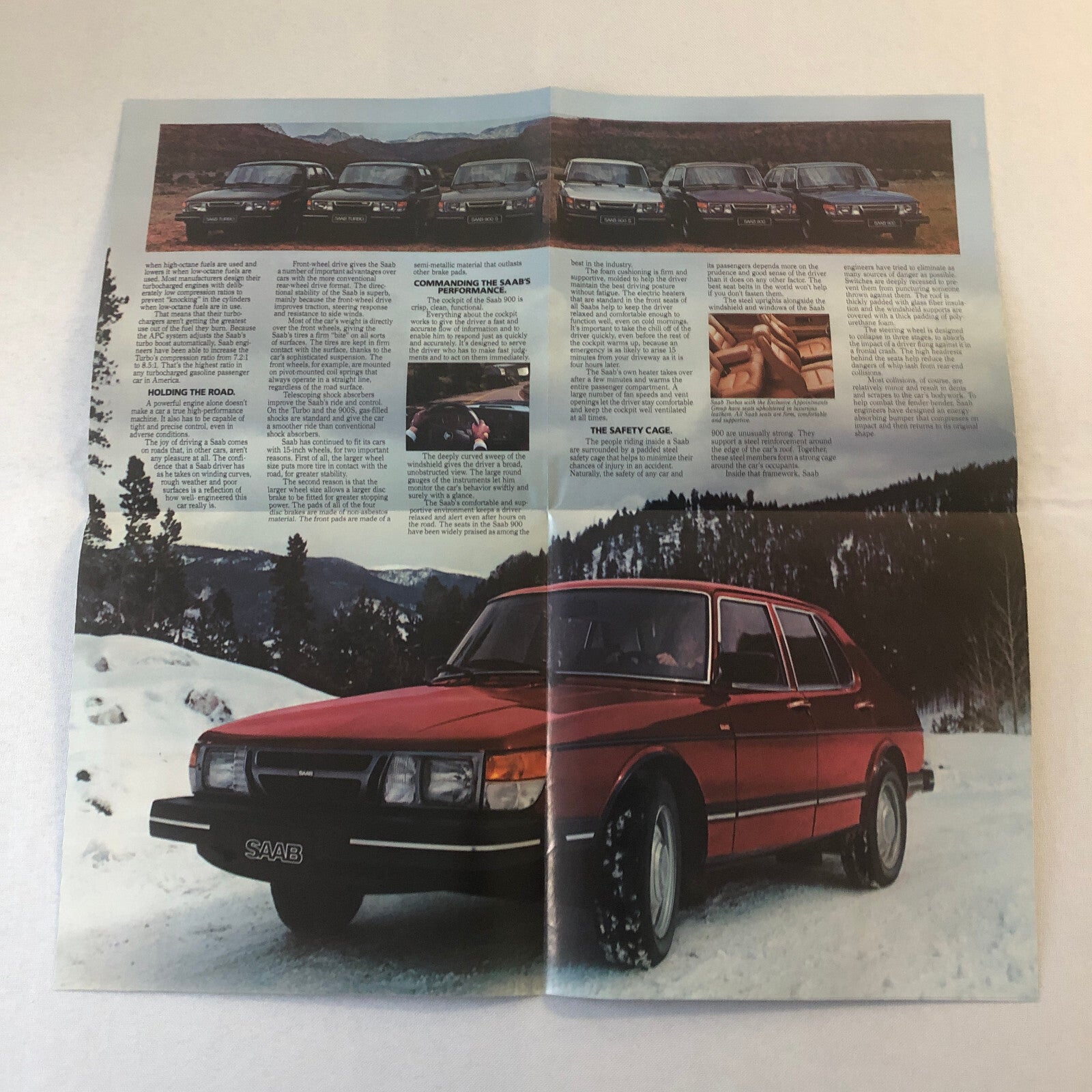 1984 Saab Car Sales Brochure Catalog Saab 900 900S Turbo 900 S