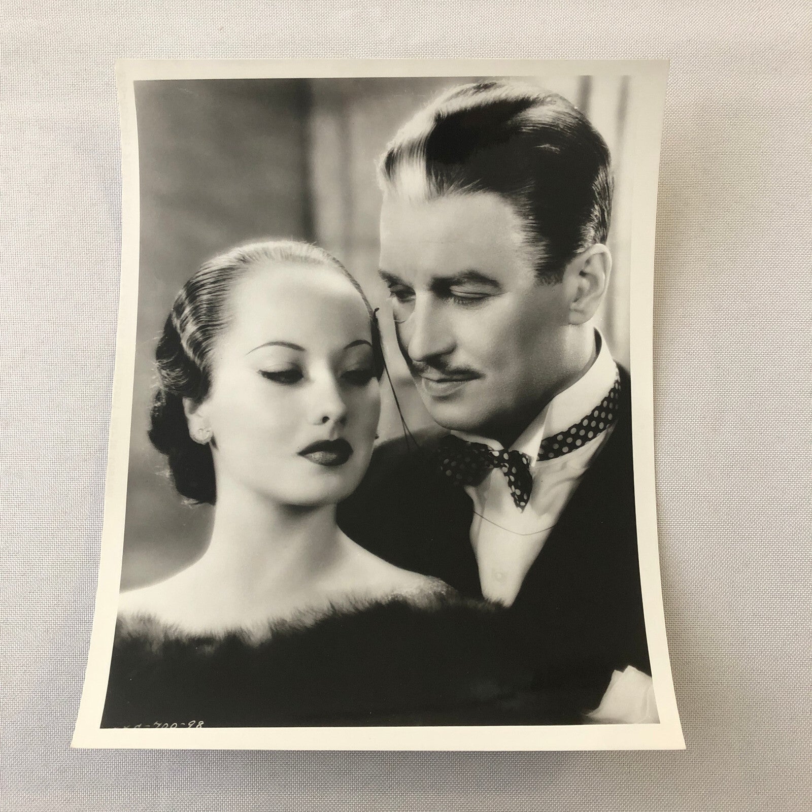 Merle Oberon Maurice Chevalier Folies Bergere Movie Still Photo Photograph Film