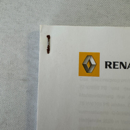 2005 Renault Car Press Kit Clio Sport Concept Egeus Twingo Scenic Megane GERMAN