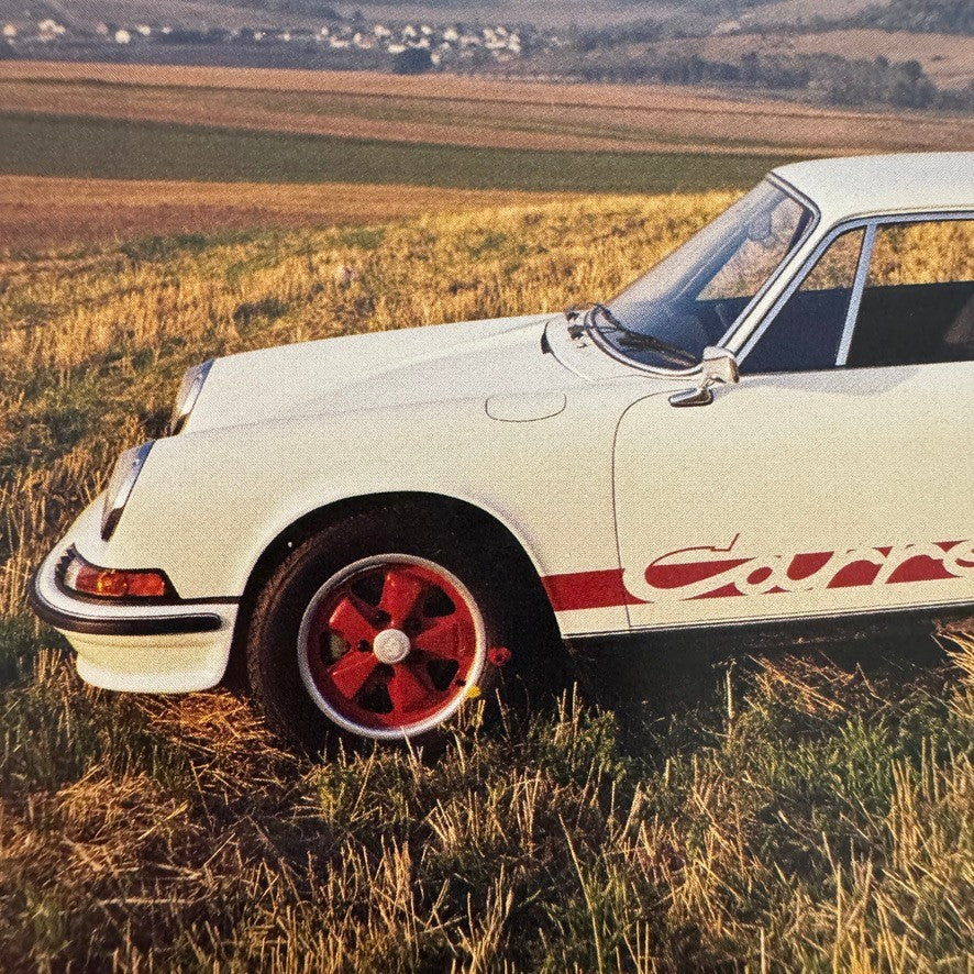 Porsche 911 Carrera Postcard Vintage Image Printed 2015