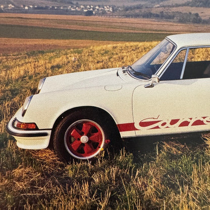 Porsche 911 Carrera Postcard Vintage Image Printed 2015