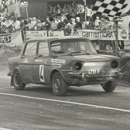 Vintage Rally Racing Photo Photograph Print DPPI Hillman Sunbeam Imp Car