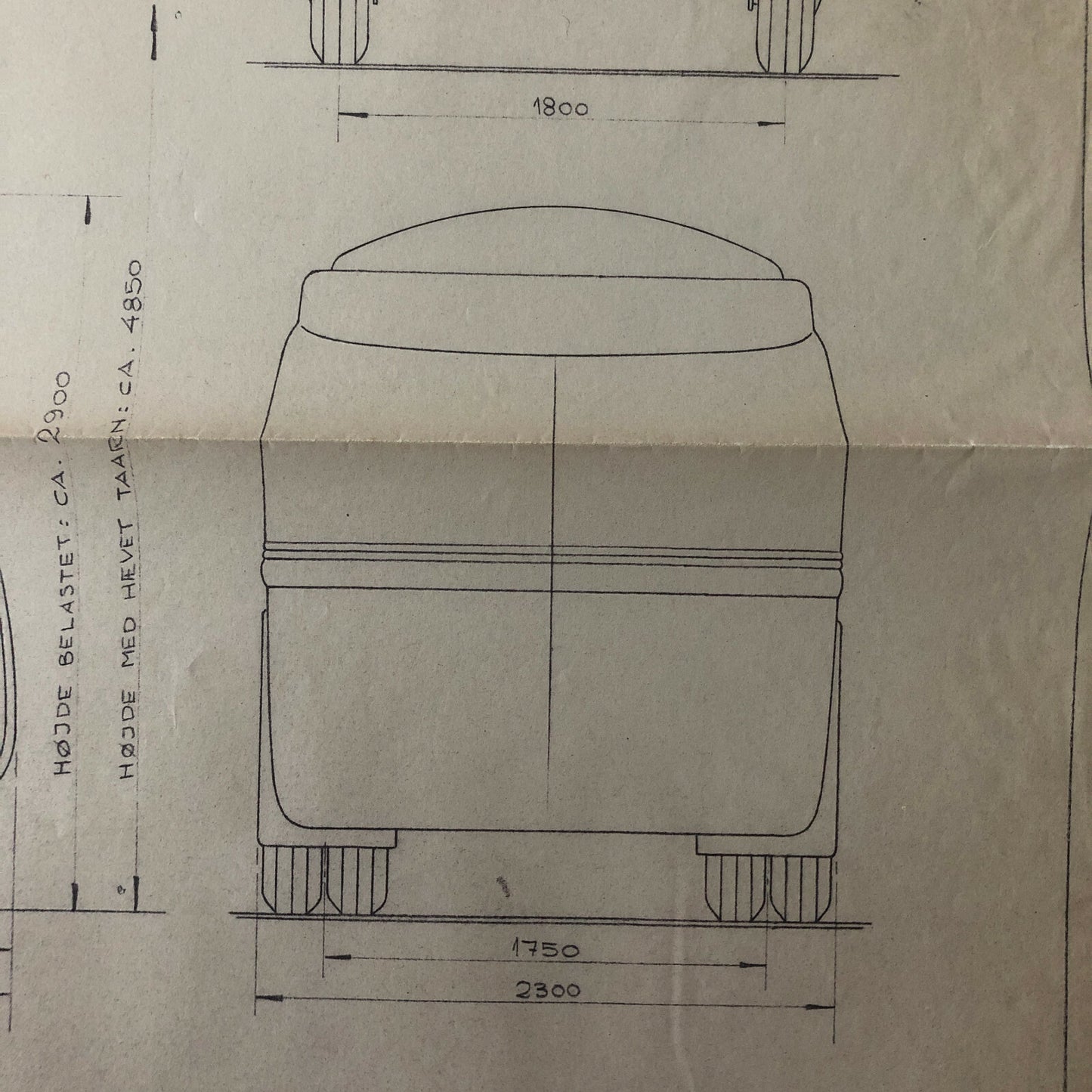 1937 Coachbuilder Bus Design Blueprint Rendering Blue Print Coach Bus Truck