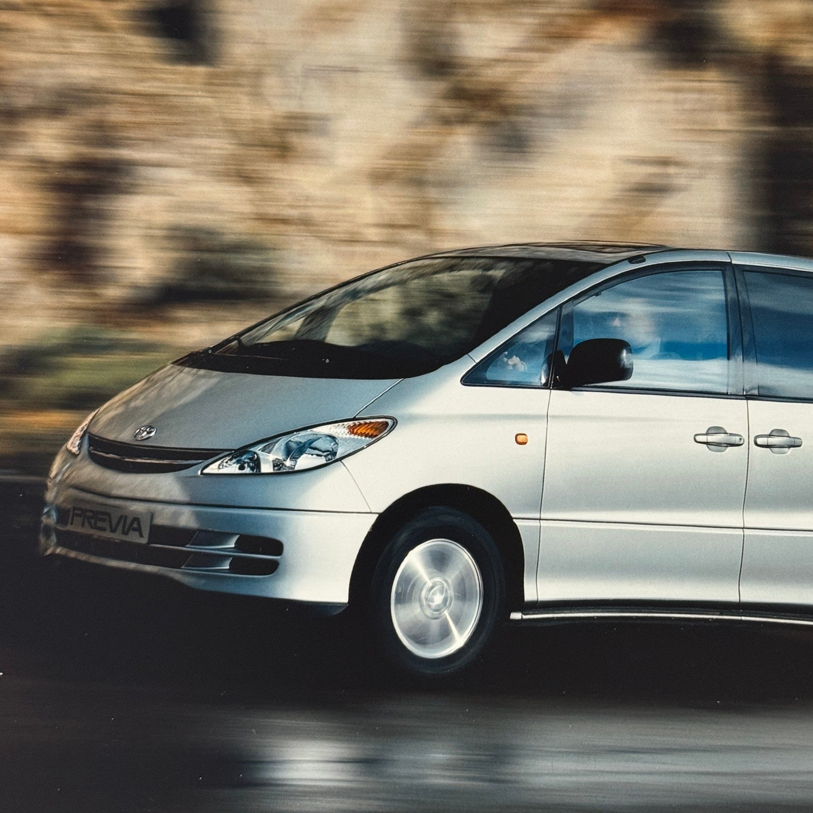 Toyota Previa Van Factory Press Photo Photograph Lot 2x