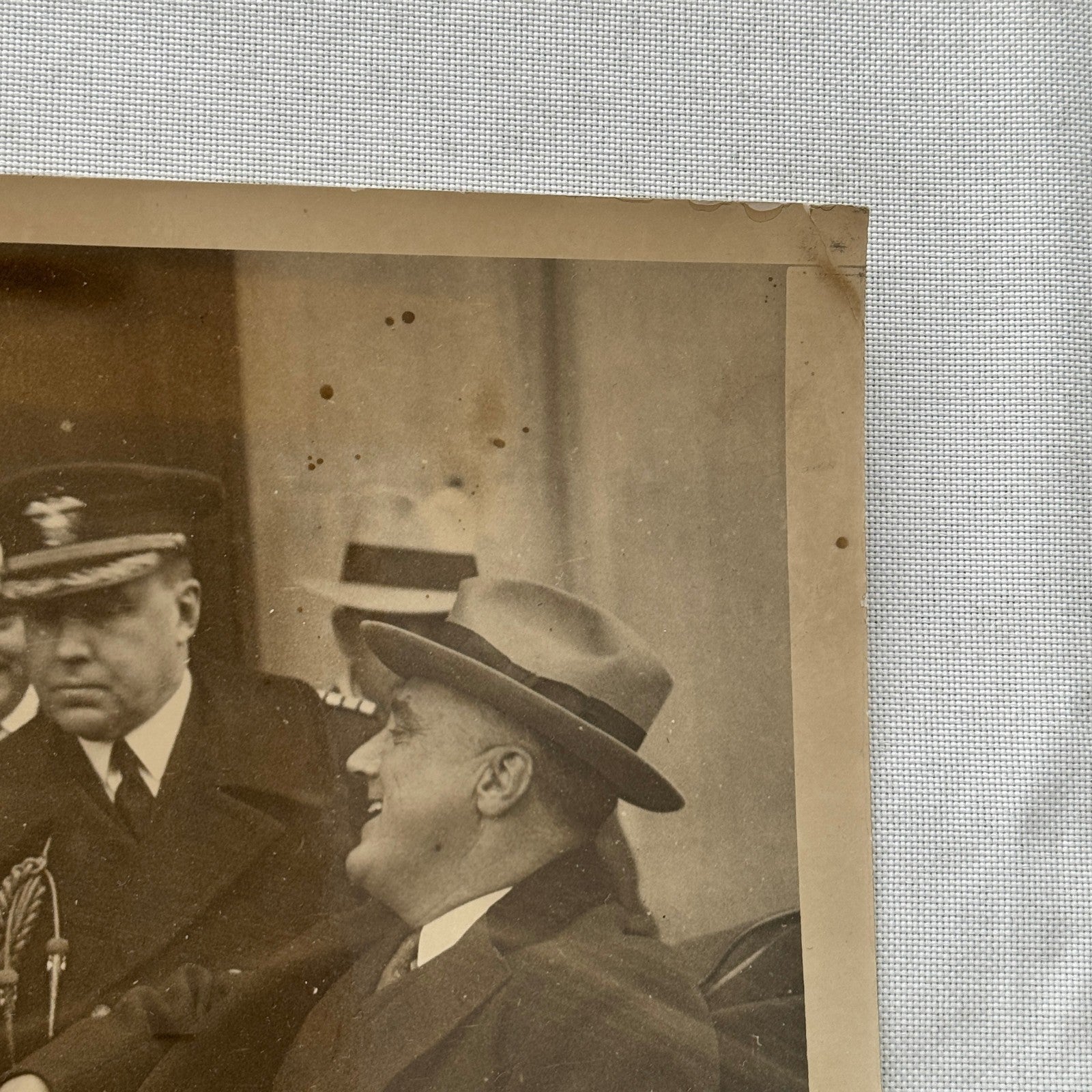 Franklin Roosevelt FDR United States President Press Photo 1933 Photograph Car