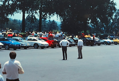 Porsche 911 Car Show 35mm Photo Slide Vintage 1981
