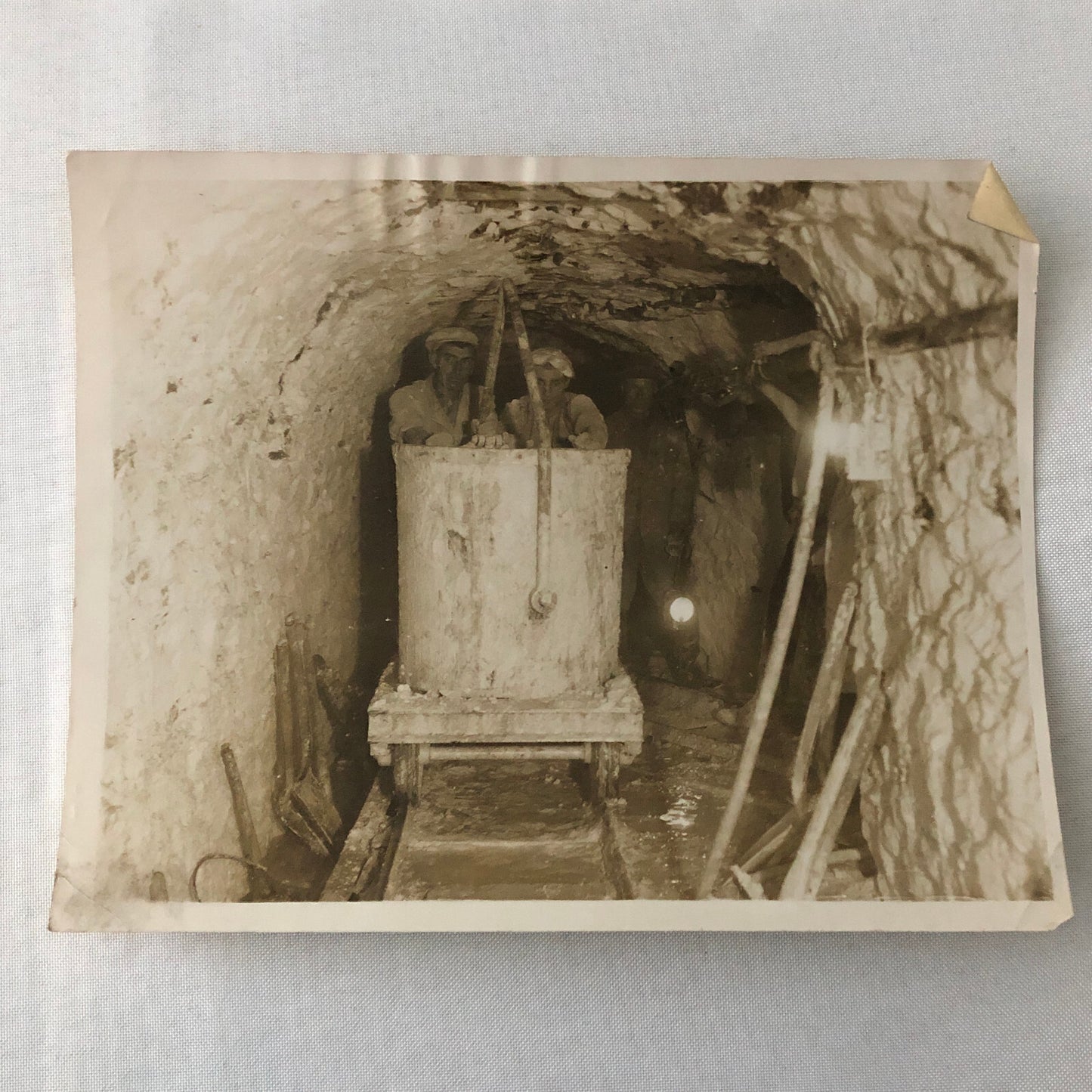 Vintage Press Photo Photograph South Downs Sussex Tunnel for Water Supply 1933