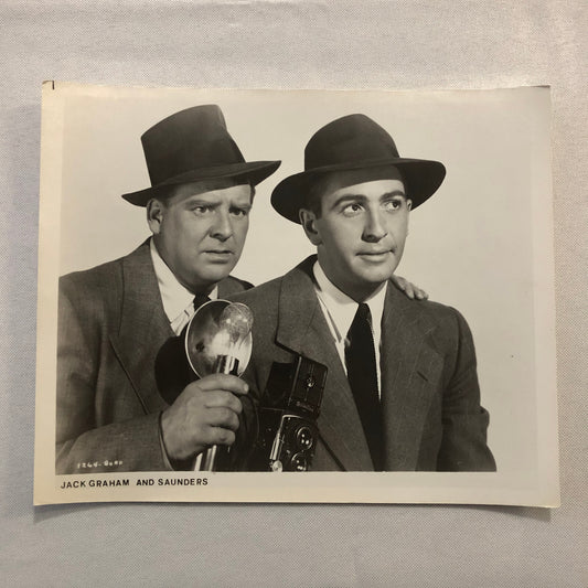 Vintage Movie Film Photo Photograph Print Jack Graham and Saunders