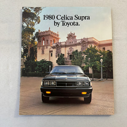 1980 Toyota Celica Supra Sales Brochure Catalog Advertising