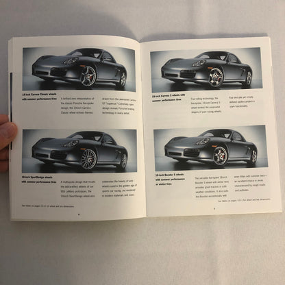 Porsche Boxster ACCESSORIES Sales Brochure Catalog 2006 2007 Wheel Rims +