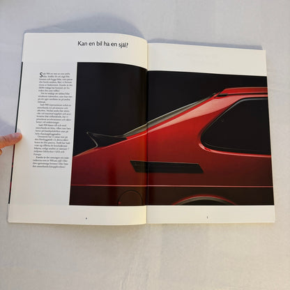 1991 Saab 900 Car Sales Brochure Catalog Saab 900 Cabriolet Turbo 16S SWEDISH