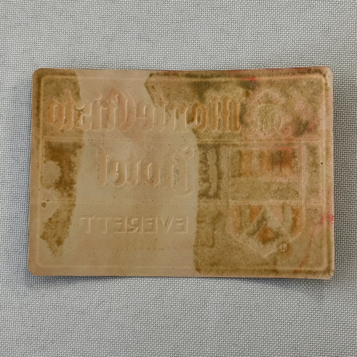 Vintage Hotel Travel Label Monte Cristo Hotel Everett Washington